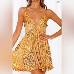 Fortunate One Yellow Sundress